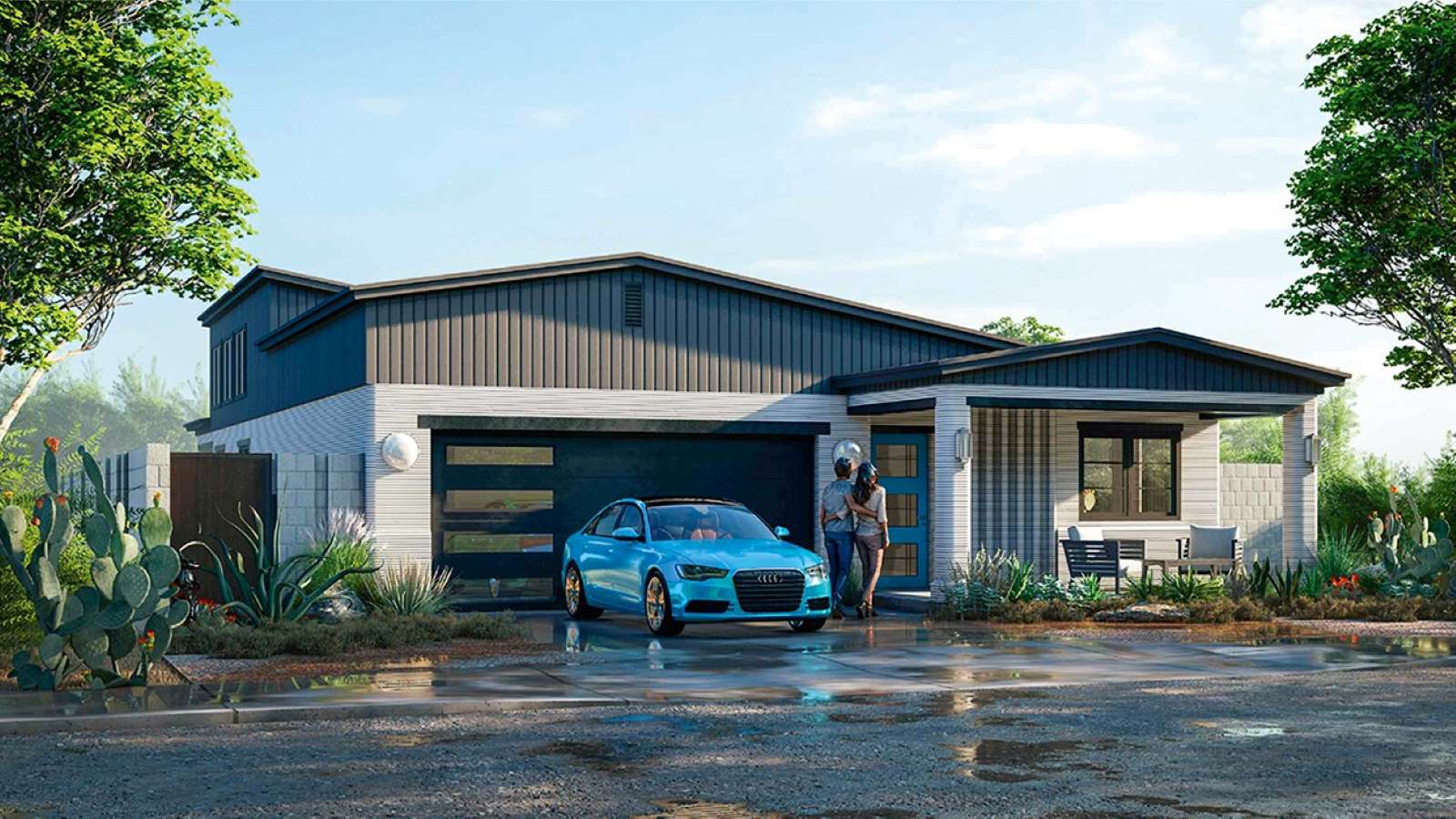 <p>PERI and "Habitat for Humanity" realise the first fully approved 3D-printed house in the USA in Tempe, Arizona with a living space of approx. 160m&amp;sup2;.</p><br/>