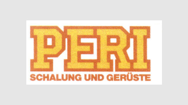 <p>"Schalung und Ger&amp;uuml;ste" (formwork and scaffolding) becomes part of the PERI logo from 1985-1989.</p><br/>